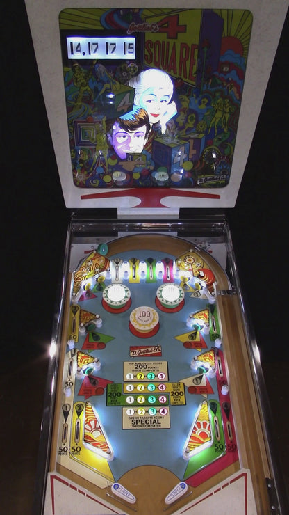 4 Square (Museum Quality Restoration) Gottlieb 1971