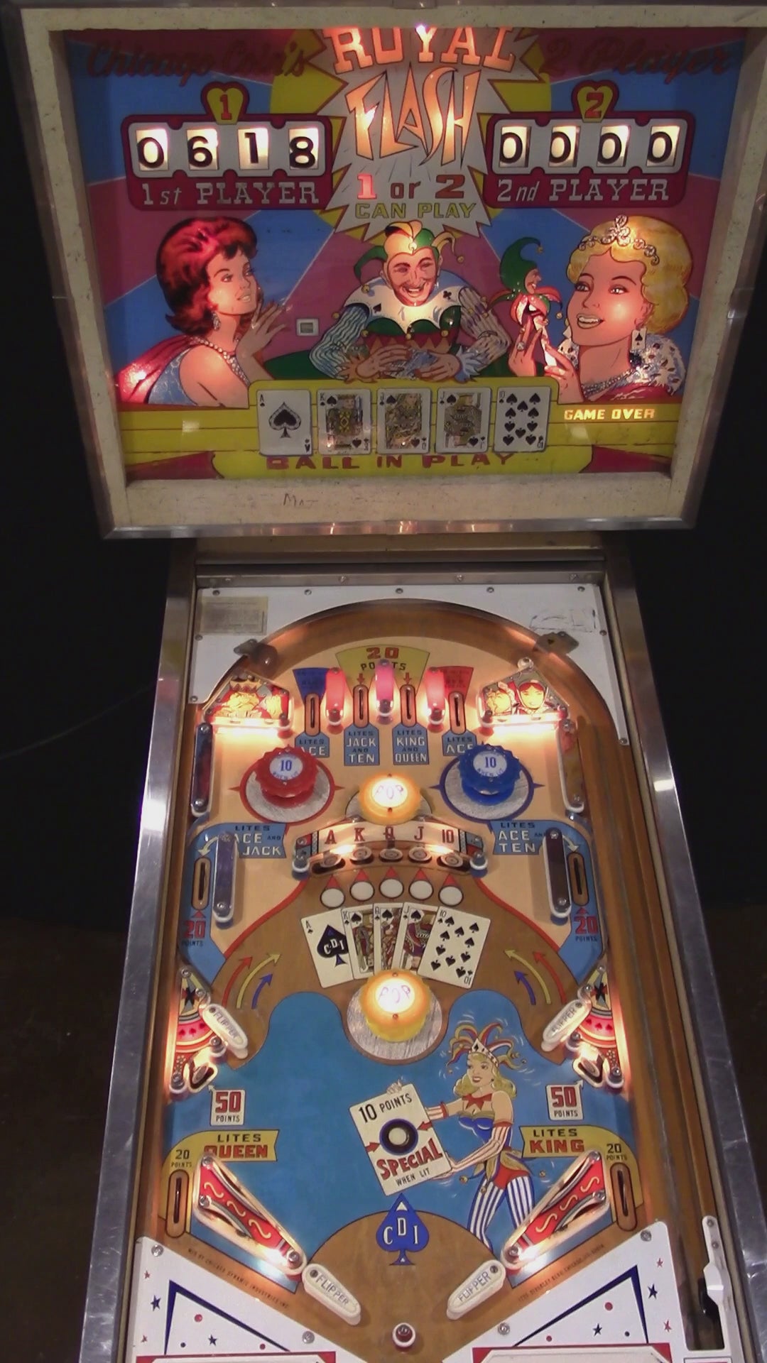 Royal Flash (Refurbished) Chicago Coin 1964