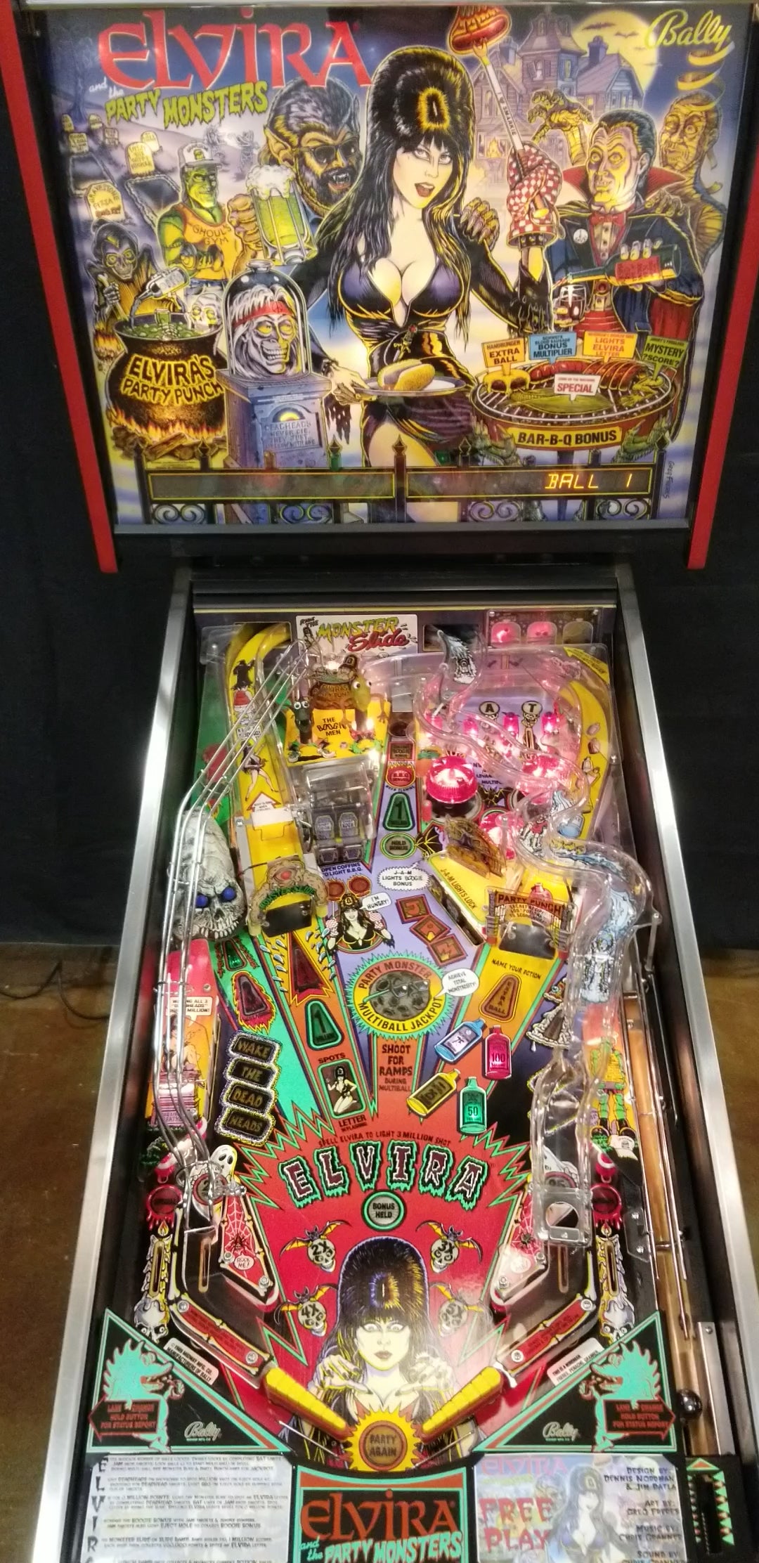 Elvira and the Party Monsters (Restored) Bally 1989