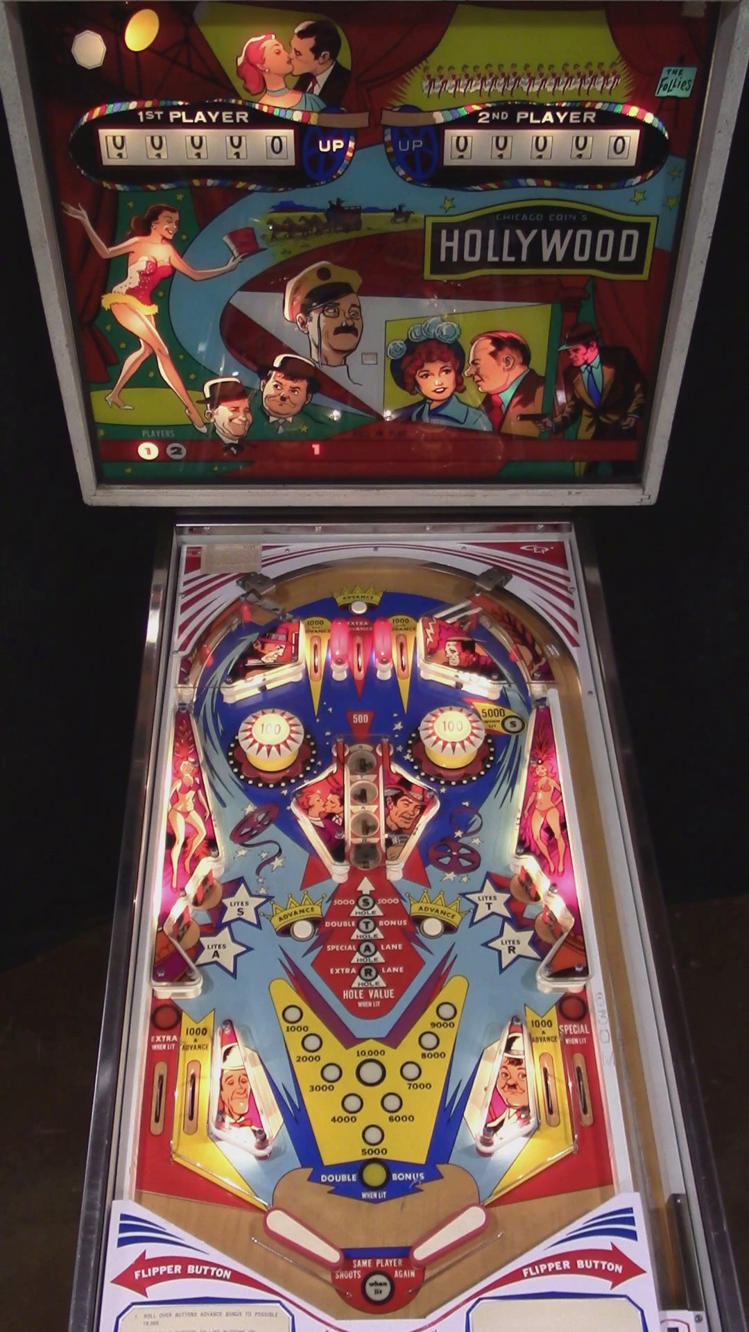 Hollywood (Refurbished) Chicago Coin 1976